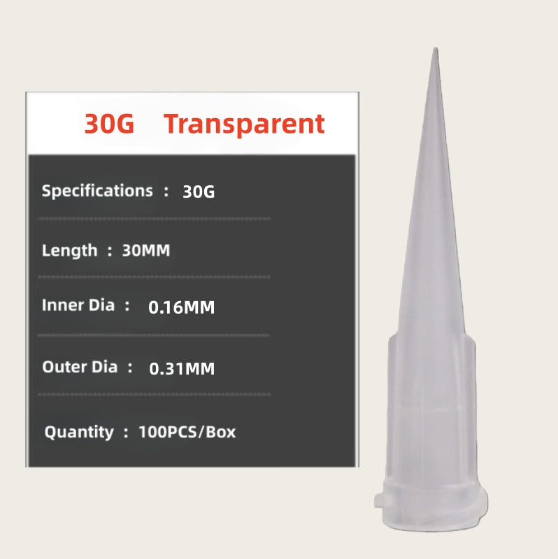TT Tapered Plastic Adhesive 14G/16G/18G/20G/22G/25G EFD Dispensing Needle Tips (100pcs/box)