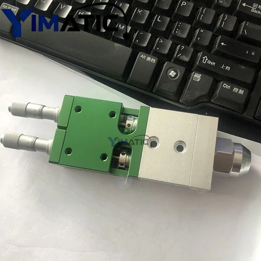 YI-91 High Quality New AB Dispensing Valve Fuselage Piston With Micrometer Trim Out Liquid Dispenser Two Component Pneumatic Valve