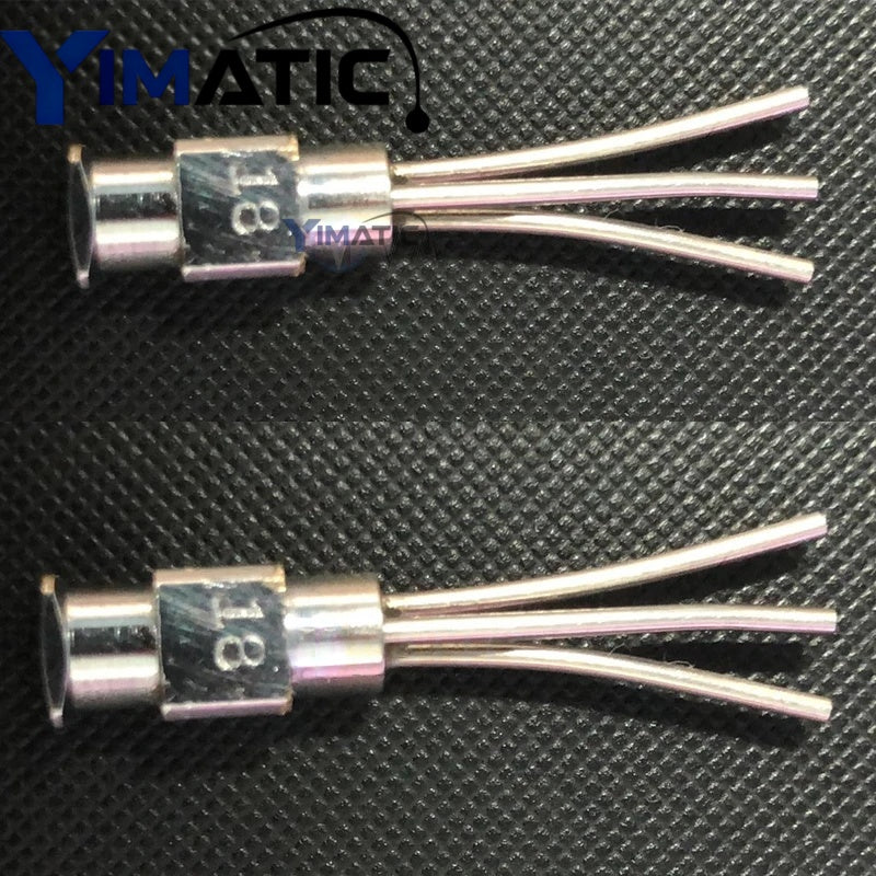 Triple Port Dispensing Needle ID0.80mm OD1.20mm | Stainless Steel 3-Way Tip for PCB/Automotive Free Shipping