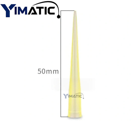 1000Pcs 200ul (0.2ml) Plastic Dispensing Needles – ID 6mm, Length 50mm | High-Precision Liquid Applicators | Free Shipping