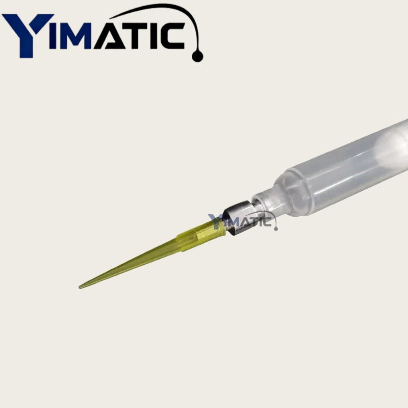 1000Pcs 200ul (0.2ml) Plastic Dispensing Needles – ID 6mm, Length 50mm | High-Precision Liquid Applicators | Free Shipping