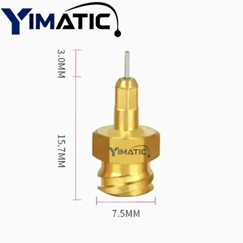 【Free Shpg】Precision Hot Melt Needle | Threaded SS Nozzle | Heat-Resist Metal Tip | Dispenser Parts