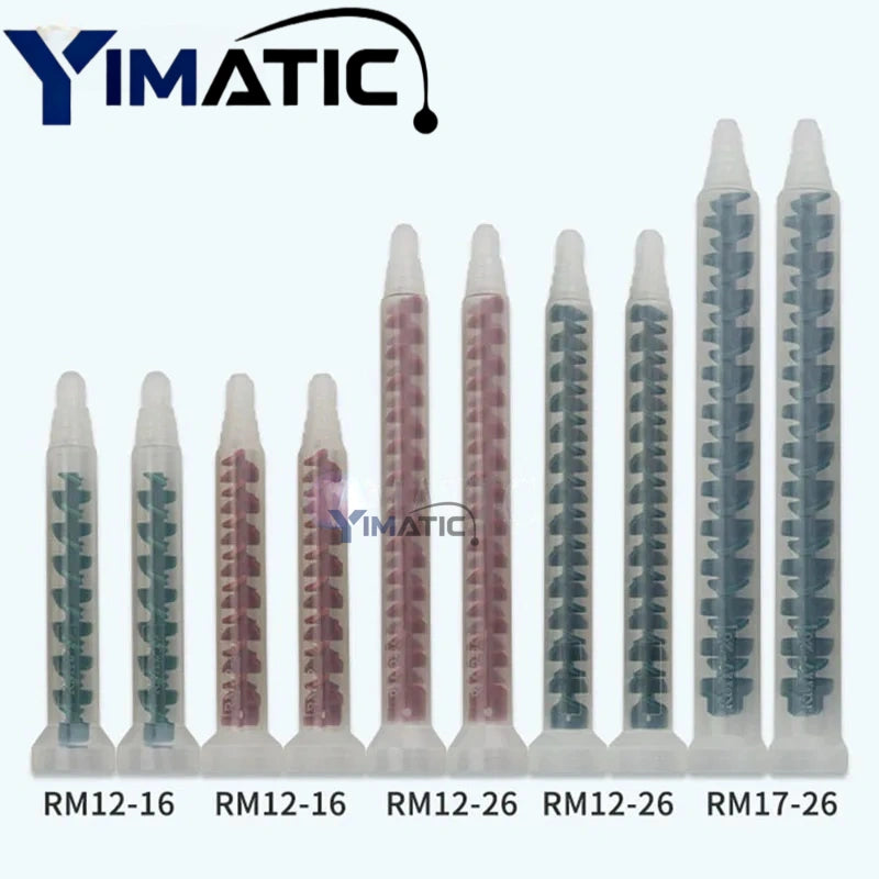 Free Shipping VMATIC Resin Dynamic Mixer RM RS Series Mixing Nozzles Static Mixer Pneumatic Pipe For Dispense Valve 10pcs