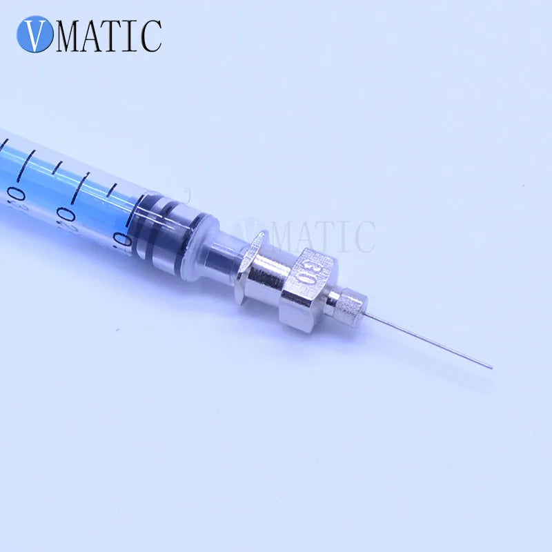 High Quality 12Pcs 0.5'' Tip Length 30G Stainless Steel Dispensing Needle Tip 1/2 Inch