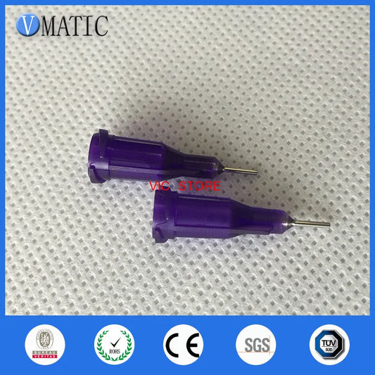 Free Shipping 100Pcs 1/4'' Inch Glue Dispensing Needle 21G