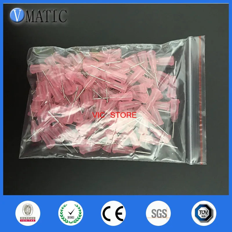 Free Shipping 100Pcs/Bag 20G Luer Lock S.S. Glue Dispensing Needles, Disposable Dispenser Needle Tip With 0.5'' Length
