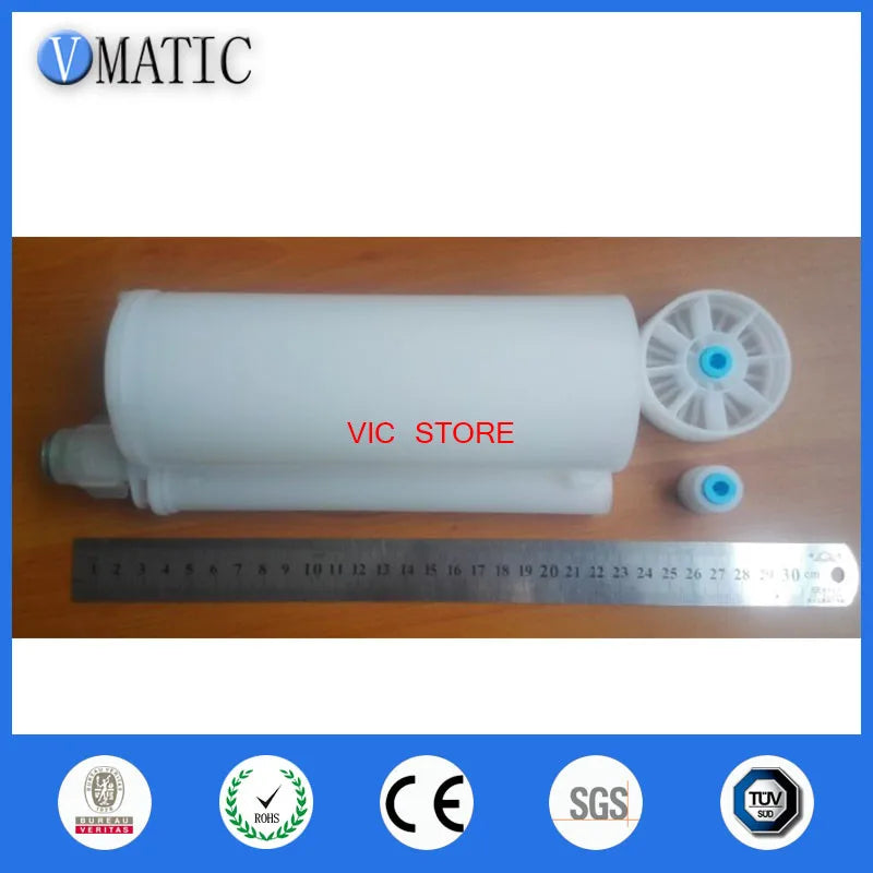 High Quality Glue Dispensing Dispenser Gun Cartridge, Glue Dispensing Plastic Dual Cartridge 400ml/cc 10:1 2Pcs/Set