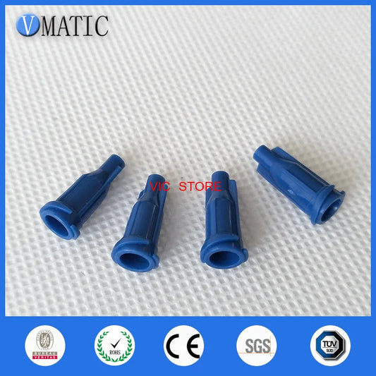 High Quality 1000Pcs Luer Lock Screw Type Dark Blue Syringe Caps Dispensing Syringe Cap Stoppers