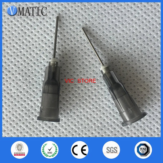 High Quality 22G High Quality Pinhead Dispensing Machine Syringe Needle Metal Pinhead Glue Dispensing Needle Tip 1/2 Inch