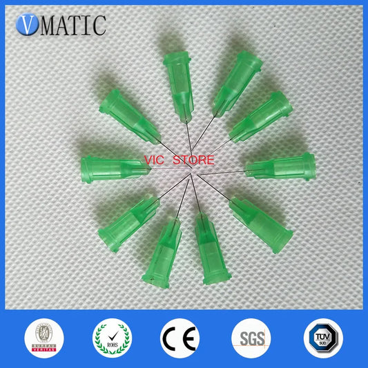 High Quality 100 Pcs Dispense Blunt Needle Tip 34G 0.5'' Length Non Sterilized Dispensing Needles 1/2 Inch