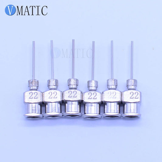 High Quality 12Pcs 0.5'' 22G Stainless Steel Needle Tips 1/2 Inch