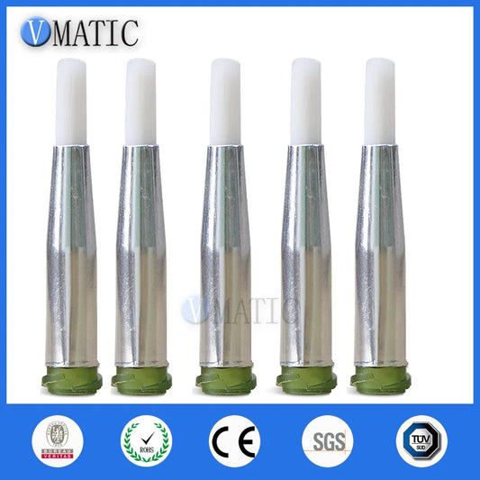 Free Shipping 14G 7mm Needle Brush Double Screw Thread Needles EFD Soft Brush Needle Round Mouth Glue Dispensing Tip