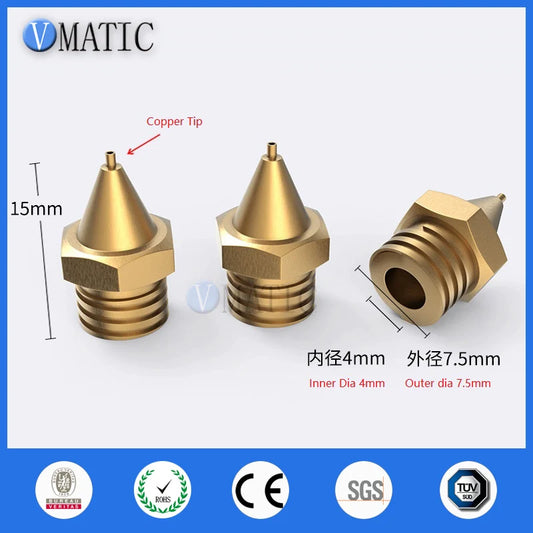 High Quality Copper Material Heating Thread Dispensing Machine Valve Accessories Needle Tip