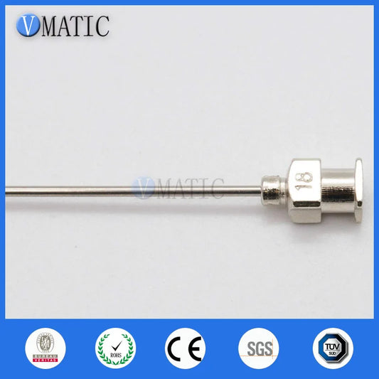 High Quality 12Pcs 1 Inch Tip Length 18G Blunt Stainless Steel Dispensing Needles Syringe Needle Tips Glue Dispenser Needle
