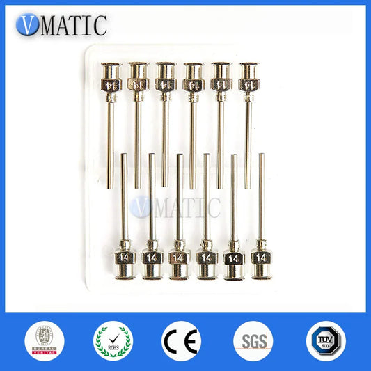Free Shipping 12Pcs 1 Inch Tip Length 14G Metal Tips