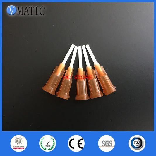 High Quality 15G Precision Quality S.S. Dispenser Needle Tip 0.5" Tubing Length Glue Dispensing Needles 1/2 Inch