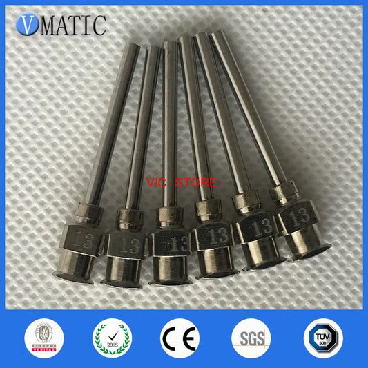 High Quality 12Pcs 1 Inch Tip Length 13G Blunt Stainless Steel Dispensing Needles Dispenser Needle Tips 1 Inch