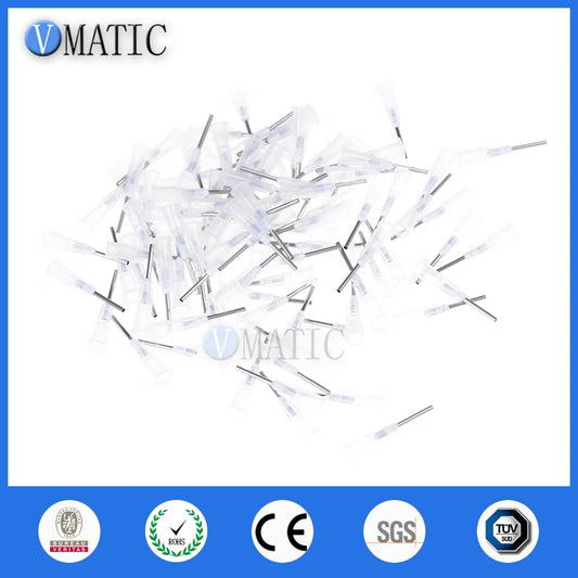 High Quality 100pcs 16G Clear Color Blunt Liquid Dispensing Dispenser Syringe Needle Tips for Gluing Jewelry