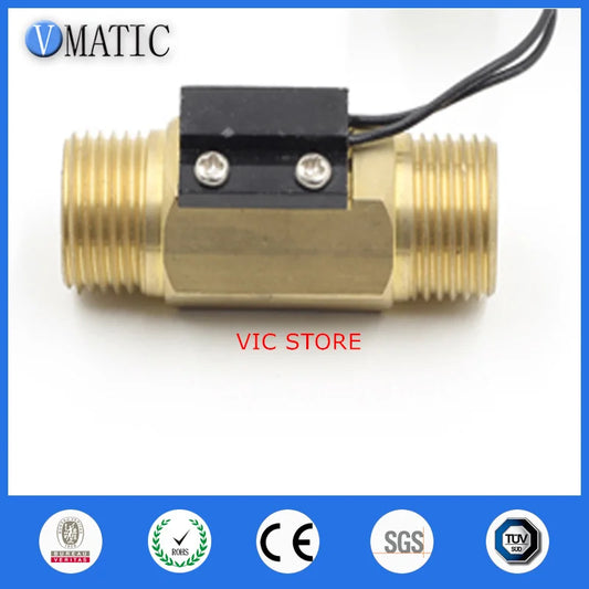 Free Shipping Electronic Sensor Toilet Auto Flush Brass Magnetic High Precision VC2260 Water Heater Flow Switch