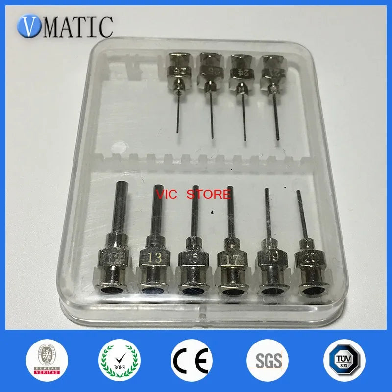 10PCS Steel Mix Tip Kit | 1/2" Industrial Glue Needles for Epoxy/Silicone Free Shipping