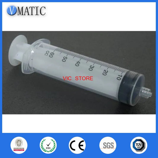 Free Shipping Non Sterilized Hot Sale 10Pcs 60ml/cc Glue Dispensing Plastic Liquid Syringe