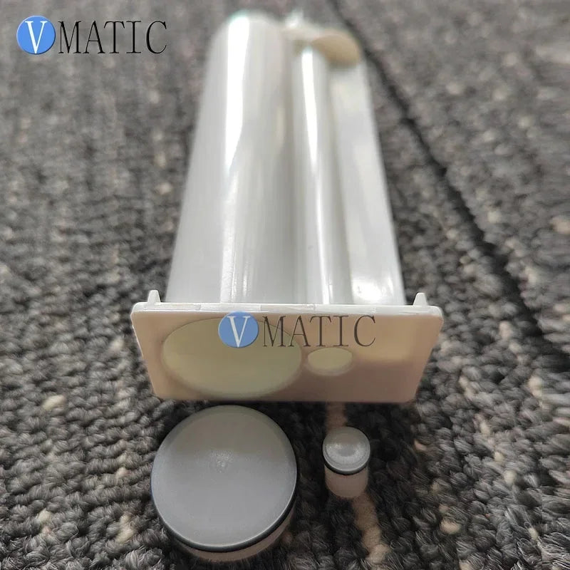 2 Pcs Two Component AB Glue Mixing Plastic Cartridge 50 Ml / Cc 10:1 Ratio