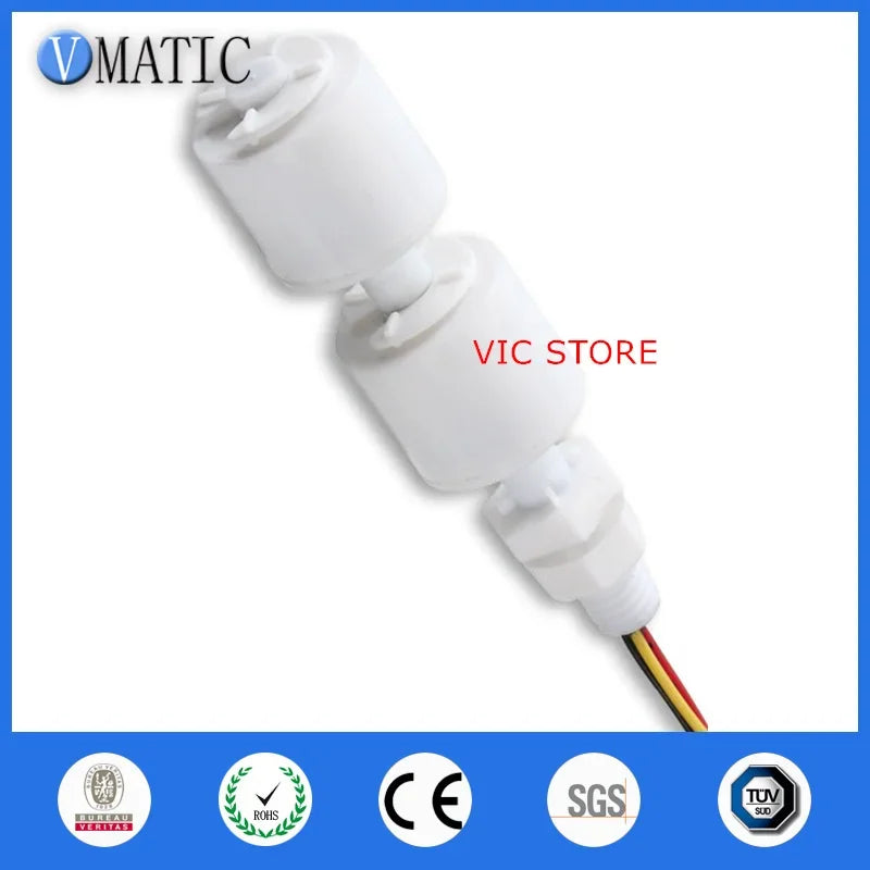 Free Shipping Plastic Type Sensor Water Tank Level Float Switch VC1075-2P