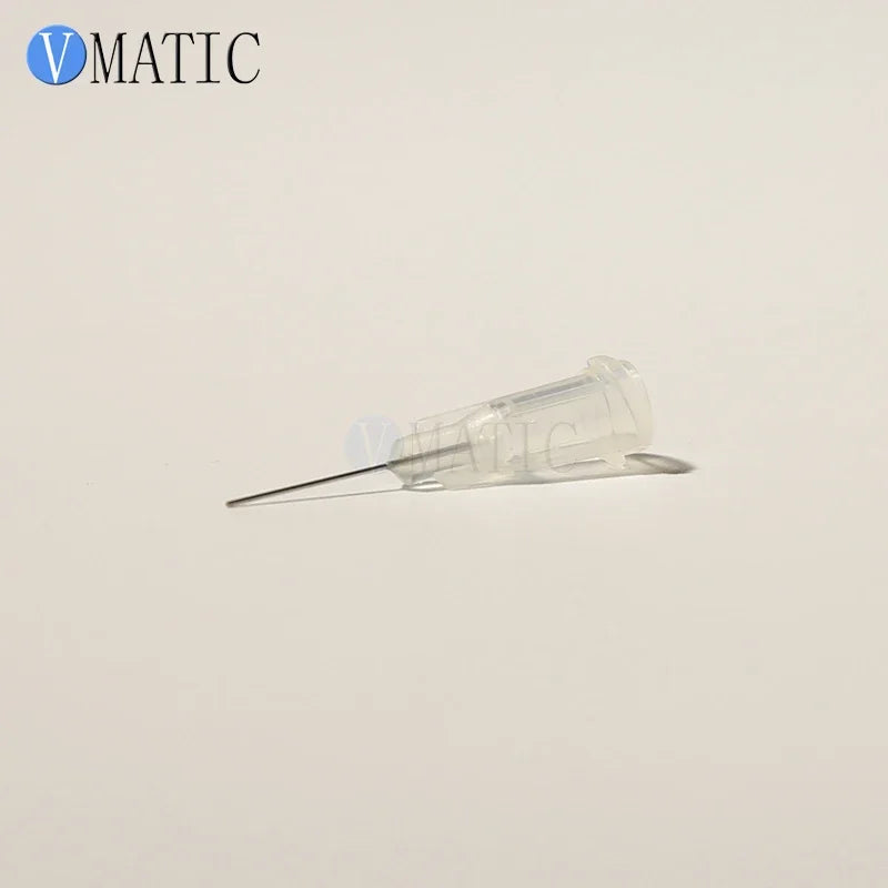 Free Shipping 100Pcs 0.5'' 27G Luer Lock Glue Dispensing Needle Tip 1/2 Inch