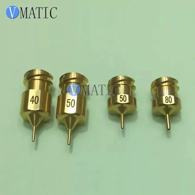 Hot Melt Copper Precision Glue Mouth Double Thread Extended Nozzle Glue Dispensing EFD Needle Special For Mobile Phone Dispense