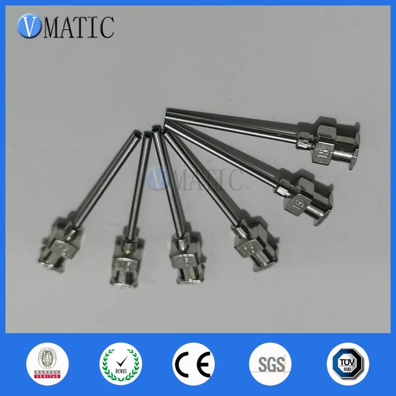 High Quality 12Pcs 1 Inch Tip Length 15G Blunt Stainless Steel Glue Dispensing Needles Syringe Needle Glue Dispenser Tips