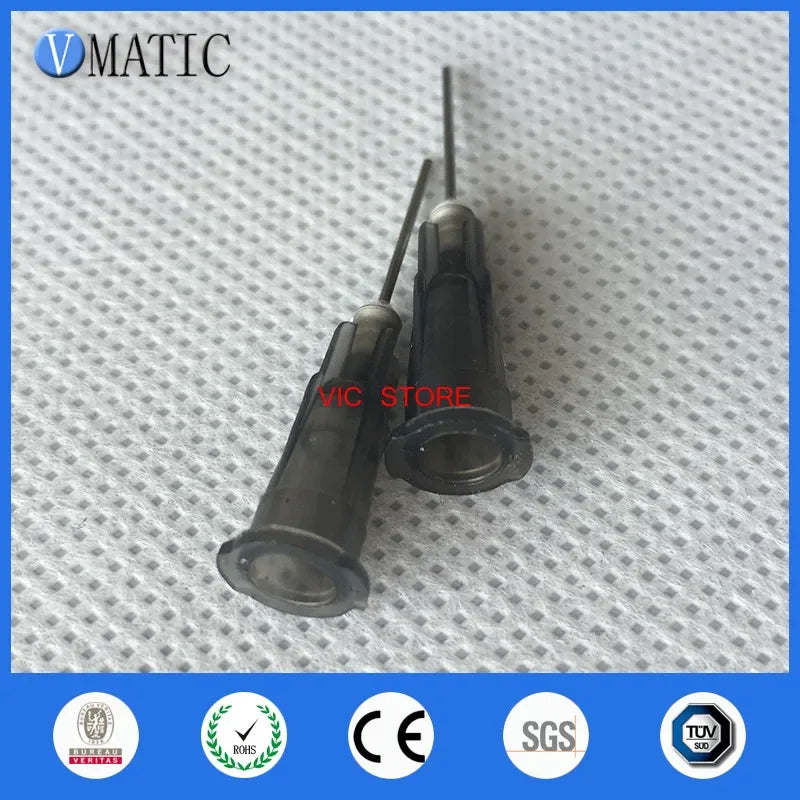 Free Shipping 100Pcs 22G 0.5'' 1/2 Inch Pinhead for Dispensing Syringe Glue Dispenser Needle Tip