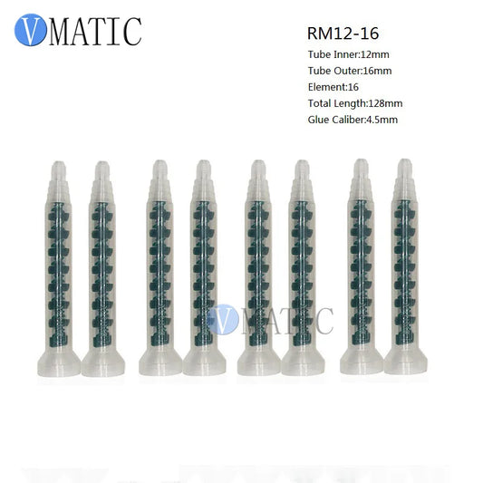 High Quality Resin Dynamic Mixer RM12-16 Mixing Nozzles For Duo Pack Epoxies Core POM Material