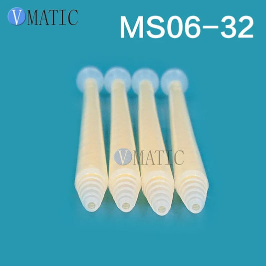 Free Shipping Customized Quality 5Pcs Golden Color Resin Static Mixer MS06-32 Mixing Nozzles Free Shipping With Factory Price