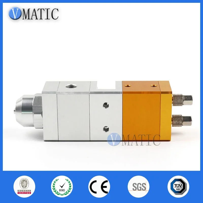 Free Shipping Dual Fluid Suction Lift Large Flow Double Acting Cylinder AB Glue Dispensing Valve