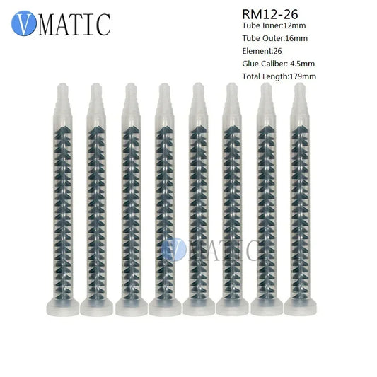 High Quality VMATIC Resin Dynamic Mixer RM12-26 Mixing Nozzles Static Mixer 10pcs