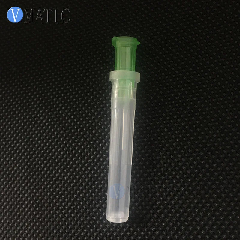 Free Shipping 34G Luer Lock Hub 1/4'' Inch Tubing Length Glue Dispensing Needle Tips