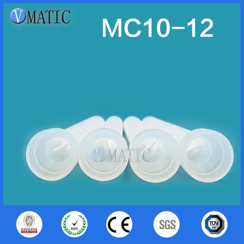 Free Shipping Resin Static Mixer MC10-12 Mixing Nozzles For Duo Pack Epoxies 10Pcs/Bag