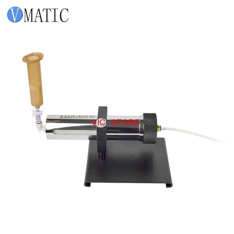 Manual Glue Dispenser Kit for 6oz/177ml Cartridges | with Wooden Stand & 3 Nozzles, Epoxy Resin/Silicone Adhesive Applicator