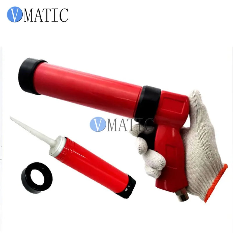 High Quality Pneumatic Caulking Glue Gun 310ml/cc 1Pc With Plastic Cartridge 1Pc