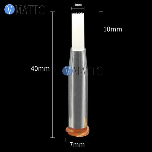 Free Shipping 10Pcs 15G Round Type Dia 4mm Brush Dispensing Needle Tip Nozzle For Syringe