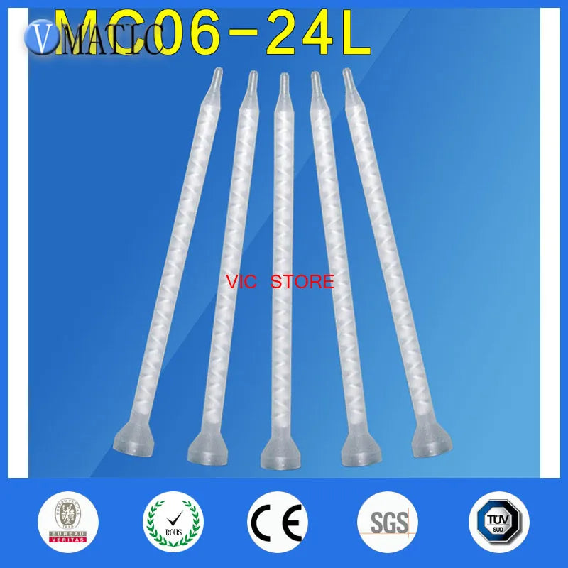 High Quality Resin Static Mixer MC06-24L Mixing Nozzles For Duo Pack Epoxies