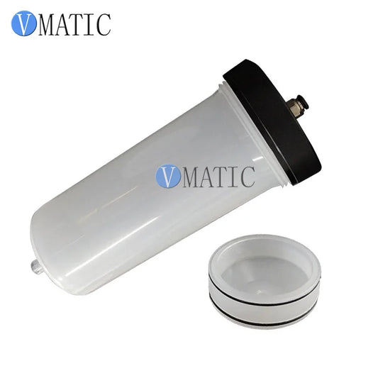 Free Shipping Quality 500cc/ml Luer Lock Tip Dispenser Dispensing Pneumatic Syringe Barrel With Piton Barrel Adapter & Needles
