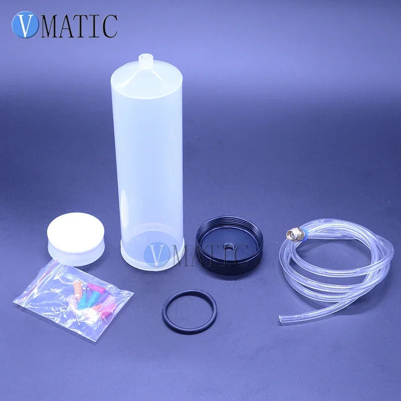 Free Shipping Quality Thickening Explosion-Proof 300Cc/Ml Helix Luer Lock Tip Dispenser Syringe Barrel With Adapter