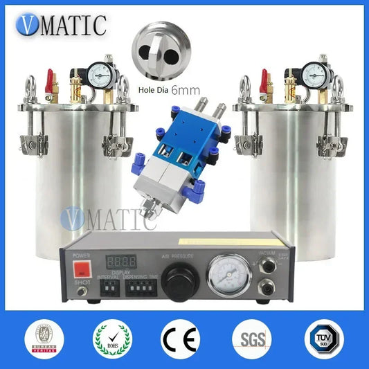 Dual Component Mixing System ▶ 316L Stainless Steel 🚚 50L Pressure Vessel & Valve Controller