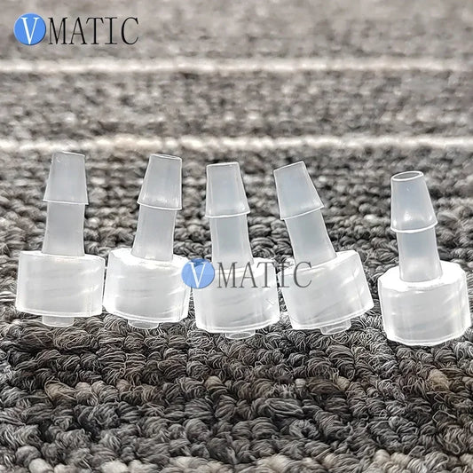 Industrial Luer Lock Connector 5/32 Inch | High-Pressure Barbed Fitting for Adhesive Dispensing Systems (100-Pack, Reinforced P