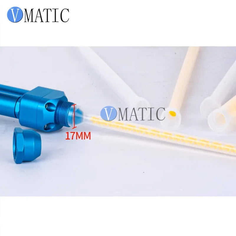 Manual 2-Part Adhesive Dispensing Gun - Handheld AB Glue Dispenser for Epoxy Resin, Dual Cartridge Applicator