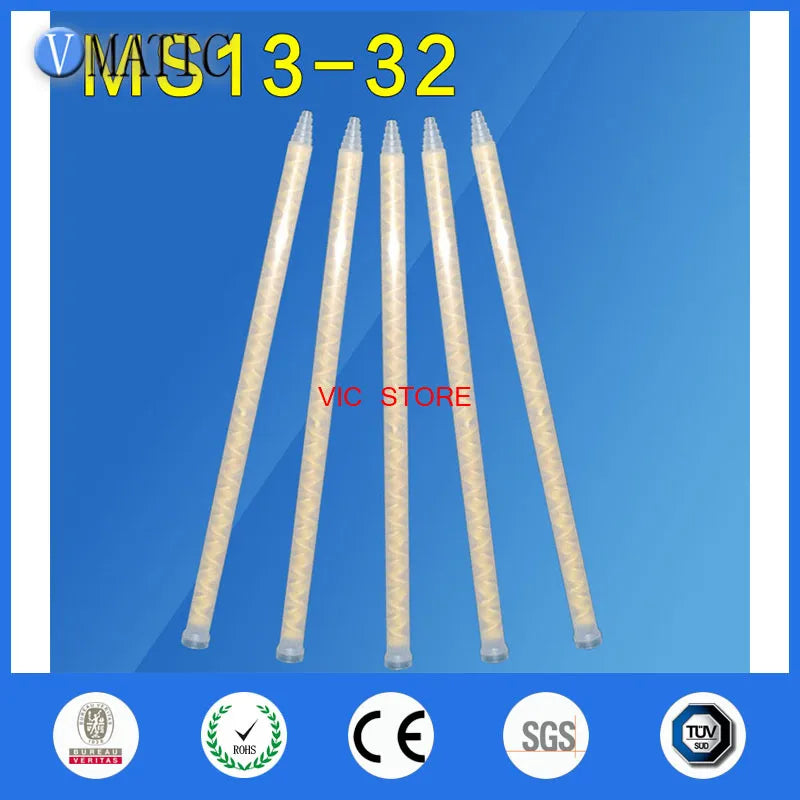 High Quality Resin Static Mixer MC/MS13-32 Mixing Nozzles For Duo Pack Epoxies (Yellow Core)