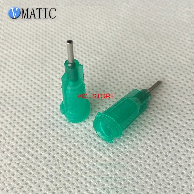 High Quality 100Pcs/Lot 18G 1/4'' Inch Stainless Steel Tip Dispensing Screw Needles Syringe Needle Tips