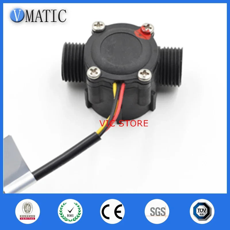 Free Shipping VCA168-4 Micro Electronic Water Flow Sensor Turbine Flow Meter