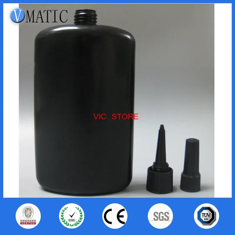 Free Shipping 250cc/ml UV Glue Bottle/ Anaerobic Adhesive Bottle/ Black Soft Glue Bottle (Without Including The Glue)